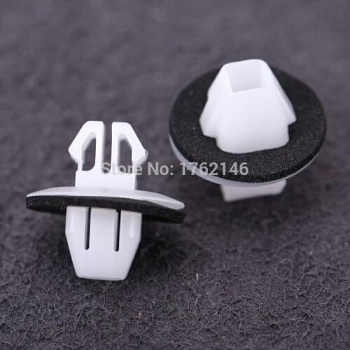 30PCS White Rocker Panel Moulding Clips With Sealer 77553-65D00 7755365D00 For Suzuki SX4 Grand Vitara