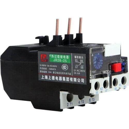 3P JR28-25 LR2 D13 Electric Thermal Overload Relay 0.16A,0.25A,0.4A,0.63A,1A,1.6A,2.5A,4A,6A,8A,10A,13A,18A,24A,32A1NO 1NC
