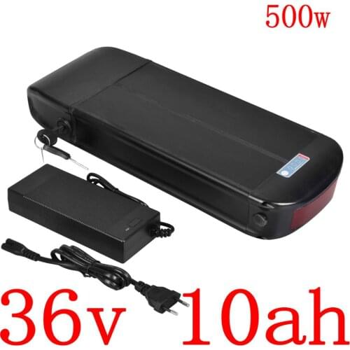 36V 10AH electric bicycle battery 36V 500W Ebike battery 36V 8AH 9AH 10AH 11AH Lithium battery with 15A BMS and 2A charger