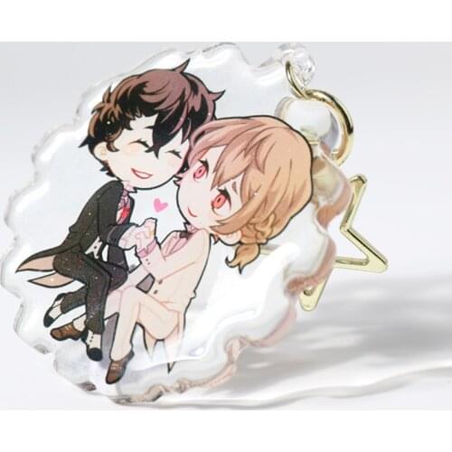 No MOQ Custom Keychain Cartoon Key Chain Personalized Photo Charms Customized Anime Custom Clear Glitter Eopxy Acrylic Keychains
