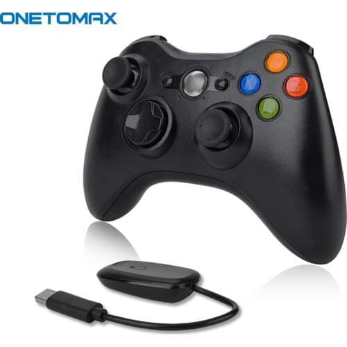 Wireless Controller For Xbox 360 Gamepad For Microsoft PC Windows 7 8 10 Joysticks For Xbox 360 Wireless Controller PC Receiver