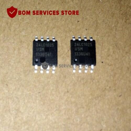 Fast Delivery 10PCS 24FC1025 24FC1025-I/SM SOP8 24FC256-I/SN DIP8 in stock