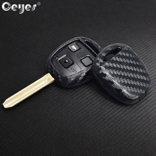 Ceyes Auto Accessories For Lexus GX470 LX470 ES300 GS LS For Toyota Rav4 Car Remote Key Covers Shell Car Protection Styling Case