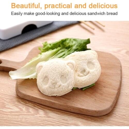 Small Bear Bread Maker Molds Non-Stick Bread Sandwich Mold Bakeware Molds Cake DIY Pan Plate Baking Tools Kitchen Accessories