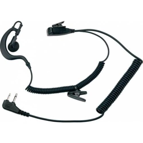 Headset microphone action a21m lpd pmr c858 for midland 2 pin