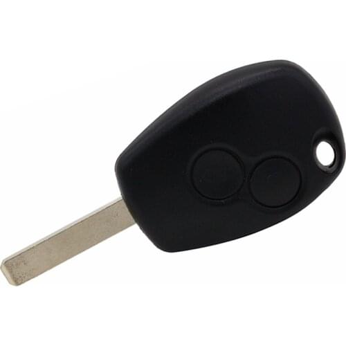 HAUSNN New Replacement 2 Button Key Fob Remote Shell Case VA2 Uncut Blade For Renault Modus Clio 3 Twingo