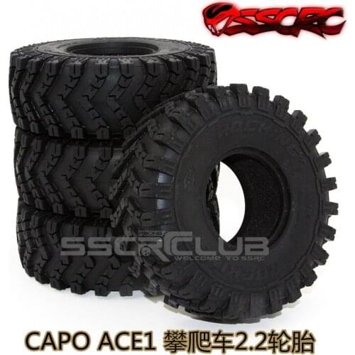 Capo ace1 crawler 2.2" tyre Tires 4pcs for 1/10 scale RC Capo ace1 Rock crawler 4x4 Truck