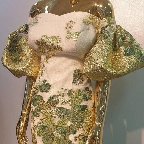 New Arrival Brocade Lace Fabric Nigerian Lace High Quality African French Tulle Lace Fabric for Bridal Lace Materials APW2916B