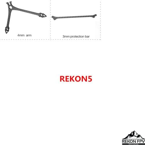 Original Rekonfpv HGLRC Rekon3 Rekon4 Rekon5 Carbon Fiber Mini Long Range Frame Kits Replacement Arm DIY Parts