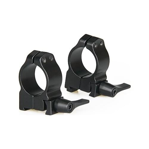PPT airsoft accessories 1 Inch Scope Ring 25.4mm rifle Mount quick detachable QD scope mount for 20mm Base rail GZ24-0130