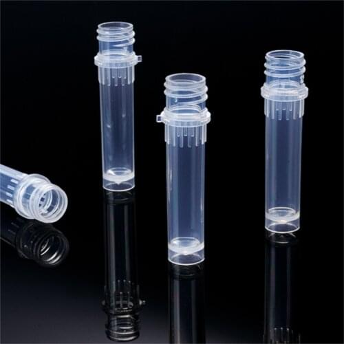 500pcs 2ml Can stand Transparent and Colorless CryoKING Frozen Pipe And Screw Cap