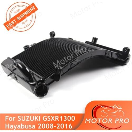Radiator For Suzuki GSXR 1300 2008 - 2016 Cooling Cooler GSX R GSX-R GSXR1300 Hayabusa 2009 2010 2011 2012 2013 2014 2015 Black
