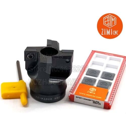 SP1204-50-22-4T face mill end milling cutter disc Indexable milling cutter head bit holder for SPMT1204 shoulder milling cutter