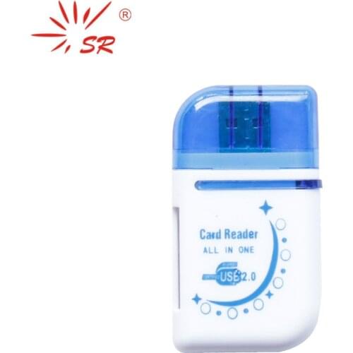 SR 4 in 1 Big Moon Micro SD Card Reader 2.0 Adapter Lector De Dni OTG Adattatore for Laptop Pc Accessories
