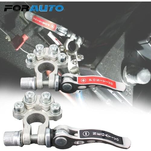 Terminal Quick Disconnect Car Battery Terminal Wire Cable Clamp Main Cable Post Terminal Shut-Off Connectors 12V 24V