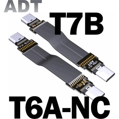 USB 3.1 Type-C Male to USB3.1 Type-C Male Up/Down Angle USB Data Sync & Charge Cable type c Cord Connector adapter FPC FPV Flat