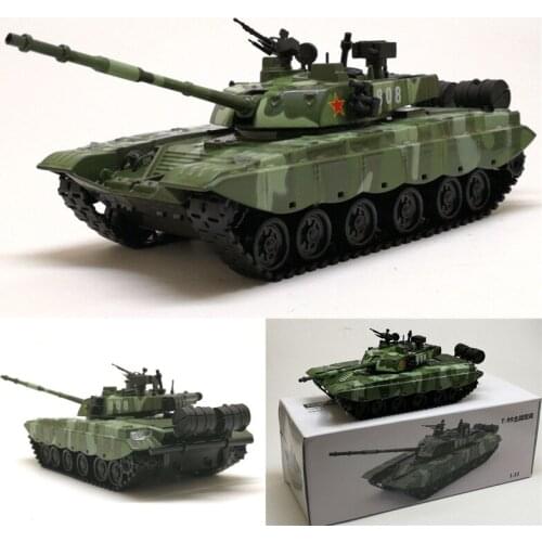 Boxed 1:34 Battle Tank Model Alloy Military Chariot Metal Simulation Sound And Light Toy For Boys Tank Car Model Birthday Gift
