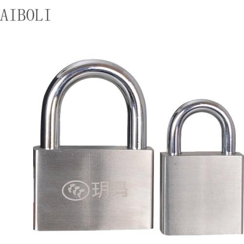 Yuema 304 Stainless Steel Padlock 30 40 50 Power Lock Outdoor Padlock