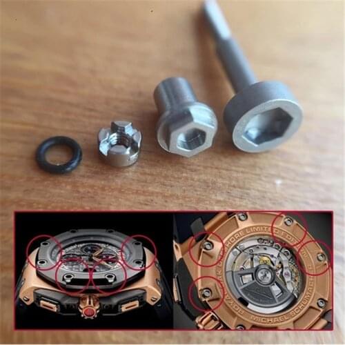 Inner hexagon watch screws for Audemars Piguet AP ROYAL OAK OFFSHORE Schumacher watch bezel case back