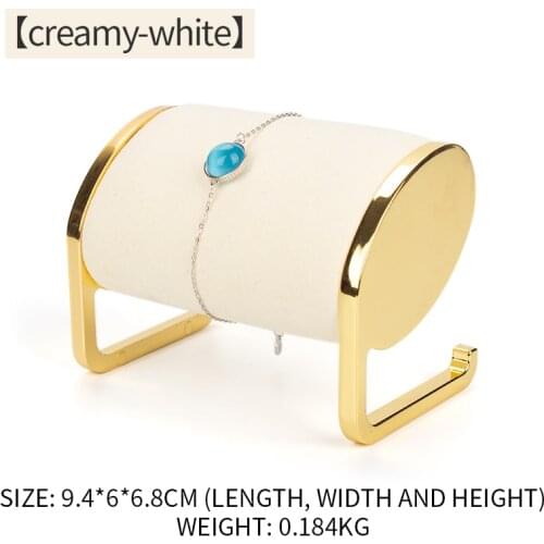 High Quality White Bracelet Display Jewelry Stands For Luxury Women Watches Necklaces Showing Rack Jewellery Organizers Portable