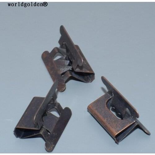 Worldgolden 100pcs auto plastic fasteners Front Bumper Padding Clip for mazda