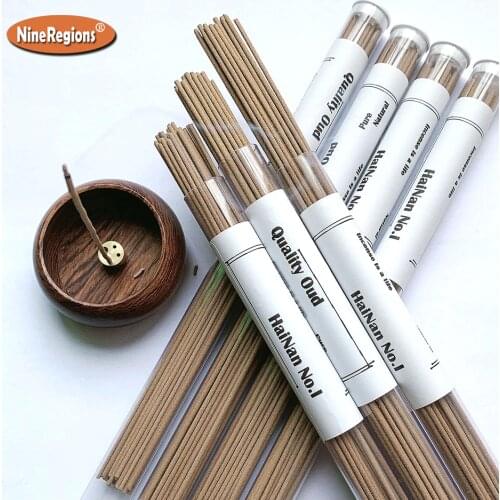 10g 40pcs Pure Natural incenso HaiNan China oud wood incense sticks aroma home fragrance aromatizador de ambiente