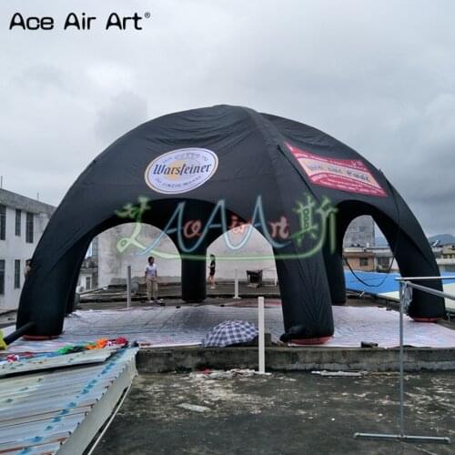 10 m diameter with 6 legs,black color spider tent balloon with suitable blower for sale