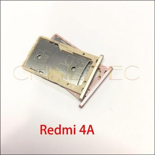10pcs New original sim card slot tray for xiaomi Redmi 4A SIM Tray Sim Card Holder Slot 4A sim card slot