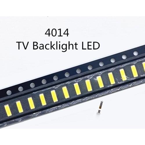 100pcs 4014 Replace 4020 SMD LED Beads Cold white 0.5W 3V 150mA For TV/LCD Backlight LED Backlight High Power LED