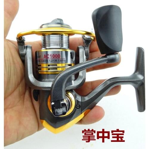 20pcs/lot Jinsha AC1000 8- axis gray metal head spinning reel fishing supplies fishing gear wheel