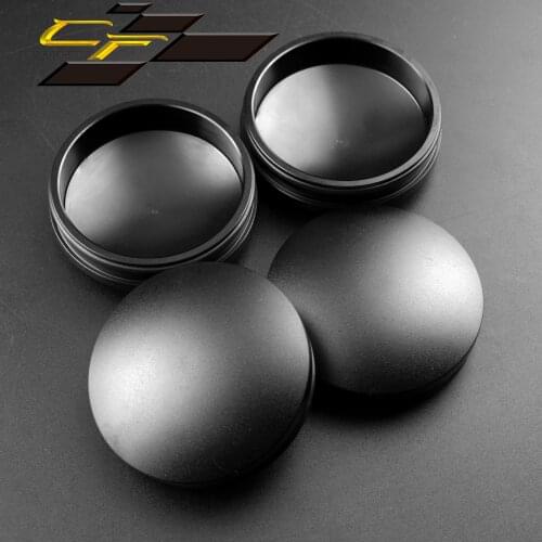 4pcs 69mm 66mm Hubcaps Car Rims Wheel Center Hub Black Metal Material Automotive Goods