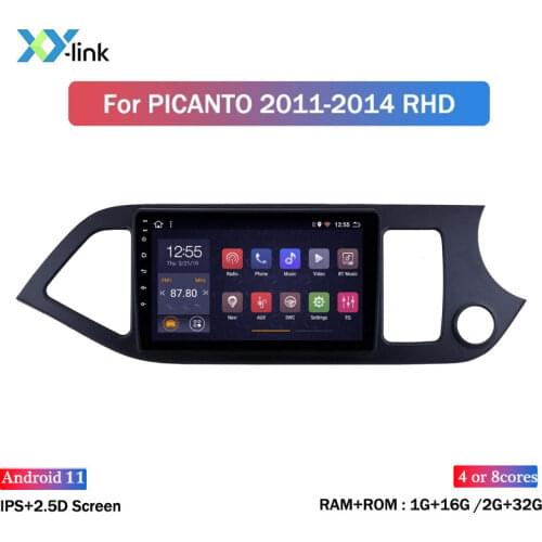 9 inch Android 8.1 car Multimedia player for 2011-2014 KIA Picanto Morning RHD GPS Navigation system radio stereo audio 1 din