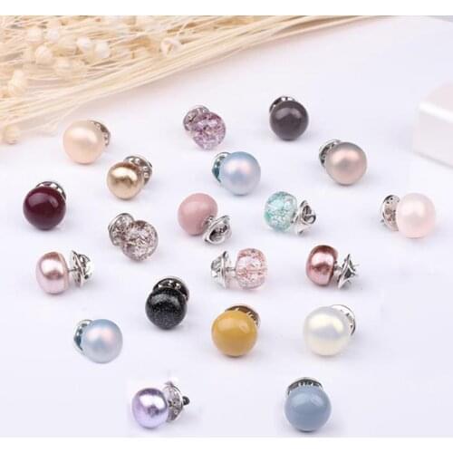 10 Pcs Brooch Set Colourful Lapel Pin Shirt Sweater Brooches Pin Clothing Accessories Jewelry Brooches for Women