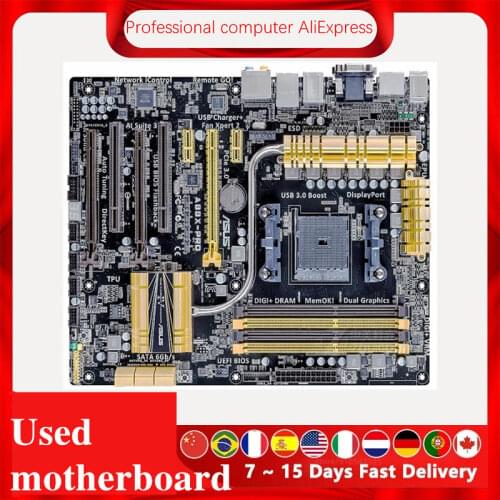 For ASUS A88X-PRO Motherboard Socket FM2 FM2+ DDR3 For AMD A88XM A88 Original Desktop Mainboard SATA III Used Mainboard