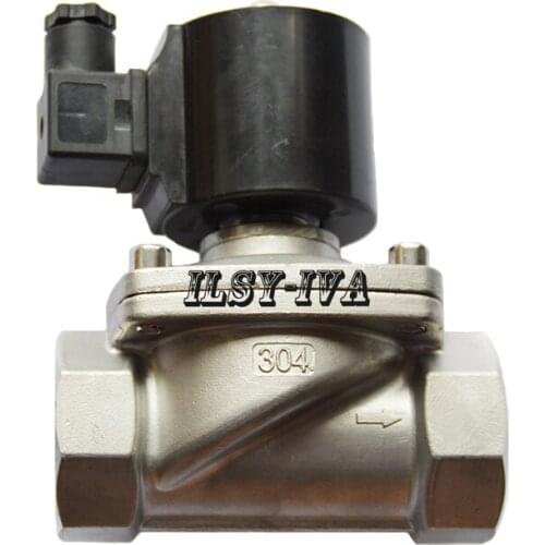 G1 1/4",G1 1/2,G2" AC110V/220V stainless steel Electromagnetic valve for gas burning machine