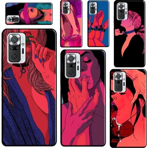 Hot Girls Bikini Sexy Soft Case For Xiaomi Redmi Note 10 8 9 Pro 8T 9S Phone Cover For Redmi 9 9A 9C 9T 8A K40