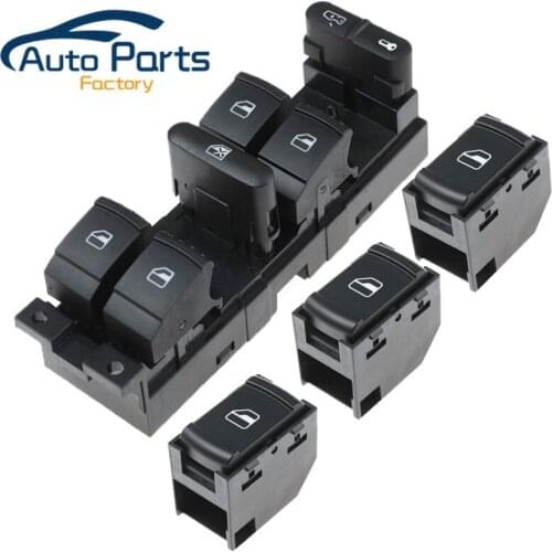 Car Interior Driver Side Master Power Window Switch Button For Passat B5 Bora Golf 4 MK4 Seat Leon Toledo 1J4959857D 3B0959855B