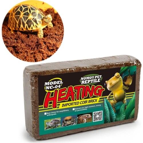 Reptile Compressed Coconut Fiber Substrate Lizard Tortoise Reptile Bedding Soil Reptile Terrariums Bottom Supplies