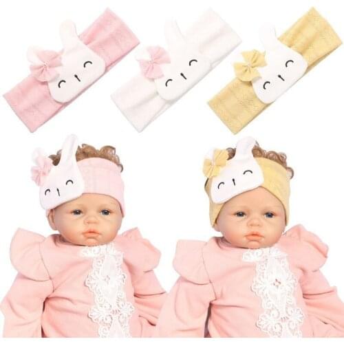 MAYA STEPAN 1 PCS Baby Girl Rabbit Star Flower Headband Hair Accessories Clothes Newborn Headwear Headwrap Hairband Infant Gift