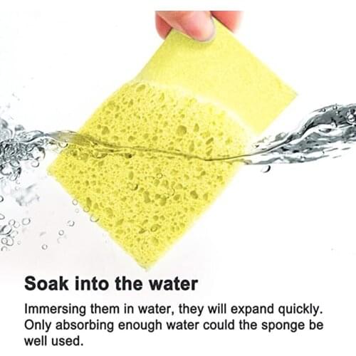 Reusable Soldering Iron Cleaning Supplies 10Pcs Sponge High Temperature Resistant Sponge Household Cleaning Tool