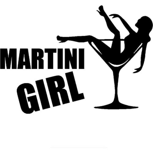 Creativity Sexy Girl In Wine Glass Car Sticker Decal Creativity Bumper Window Windshield Cover Scratches Waterproof KK16*10cm