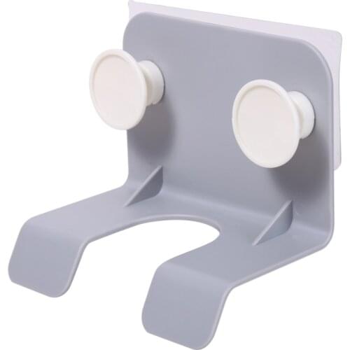 Wall Mount Bracket Waterproof Punch-free Storage Hook Hanger For Hair Dryer Power Cable Holder Organizer New