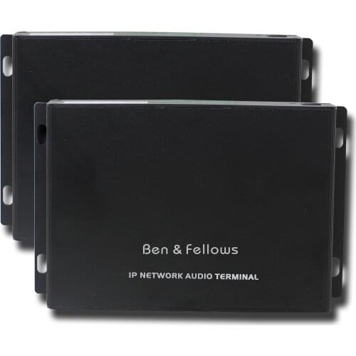 Ben & Fellows 520109 IP PA System 2*30W Wall-mounted Network Terminal with Built-in Digital Amplifier
