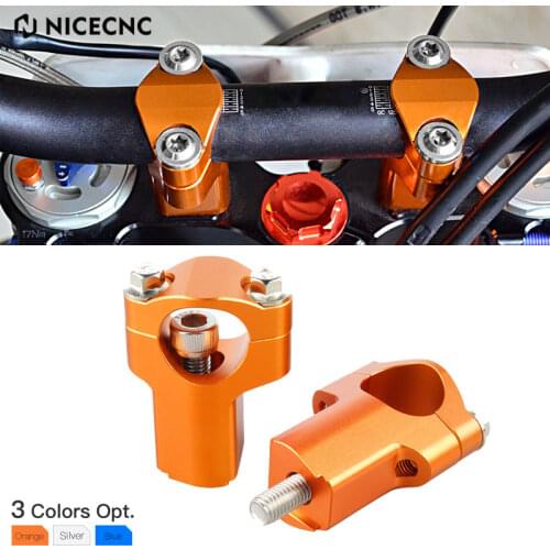 NICECNC 52mm Handlebar Clamp Risers Bar Mount Clamp For KTM EXC XCW 200 250 300 350 400 450 500 SX 85 2016 2017 2018 SXF EXCF XC