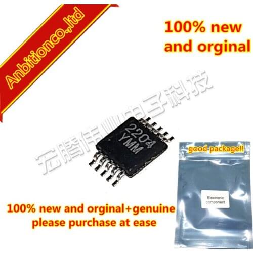 2-10pcs 100% new and orginal IC2204YMM silk-screen 2204YMM MSOP10 High-Efficiency 2MHz Synchronous Buck Converter in stock