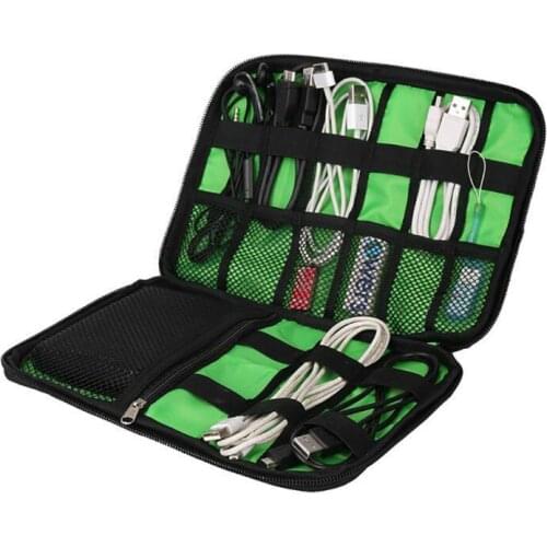 New cable organizer system kit USB data cable earphone line pen mobile power storage bag digital product travel bag