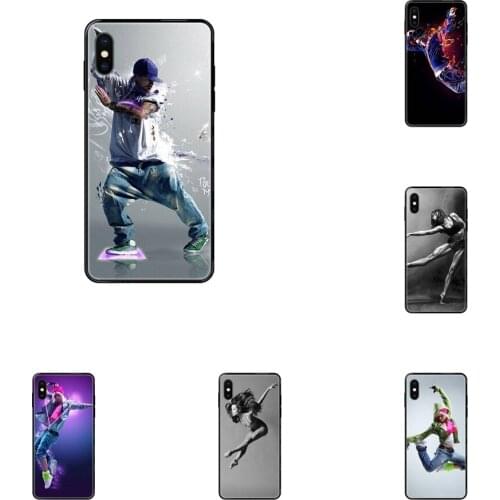 Online Beautiful Jazz Dance For Samsung Galaxy A10S A20 A20S A20E A21S A30S A40 A50 A70 A71 A70E A5 A6 A7 A8 A10 Tpu Black Soft