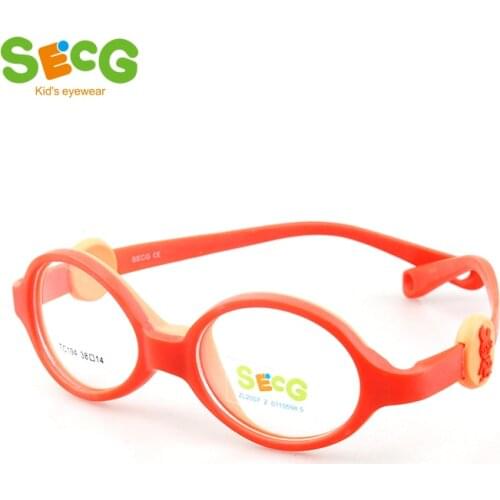 Optical Myopia Children Glasses Frame Plastic Titanium TR-90 Glasses Children Correction Protective Kids Eyewear TC194