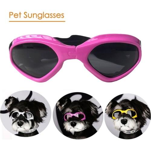 Portable Pet Dog Sunglass Foldable Puppy Cat Glasses UV Protection Goggles Eyewear Photo Prop Comfortable Pet Supplies Accessory