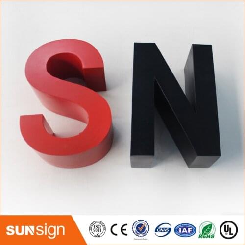 Custom 3 D Stainless Steel Channel Letters Sign